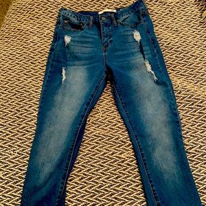 Size 12 hi rise skinny ankle jeans